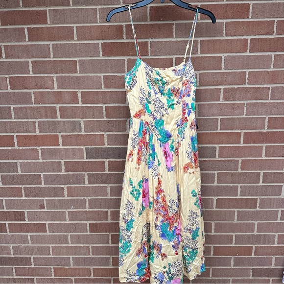 Urban Outfitters Dresses & Skirts - Urban Outfitters Cream Floral Midi Dress